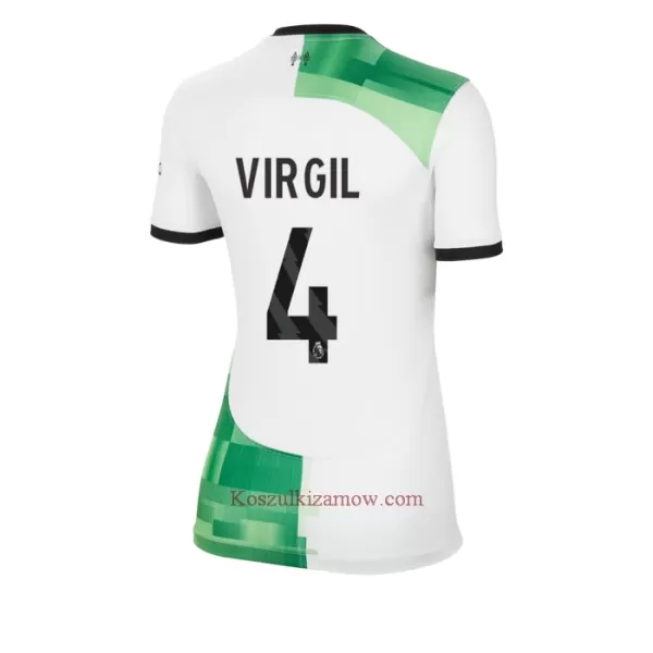 Koszulka Liverpool Virgil 4 23/24 Wyjazdowa Damska