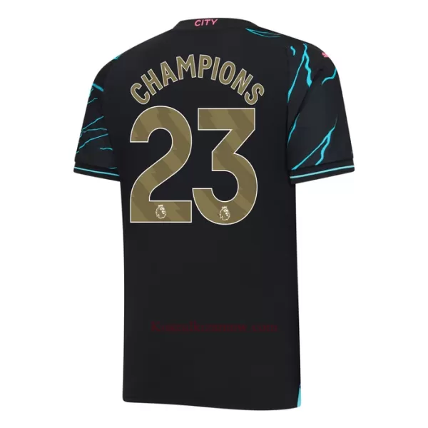 Koszulka Manchester City Champions 23 23/24 Trzecia