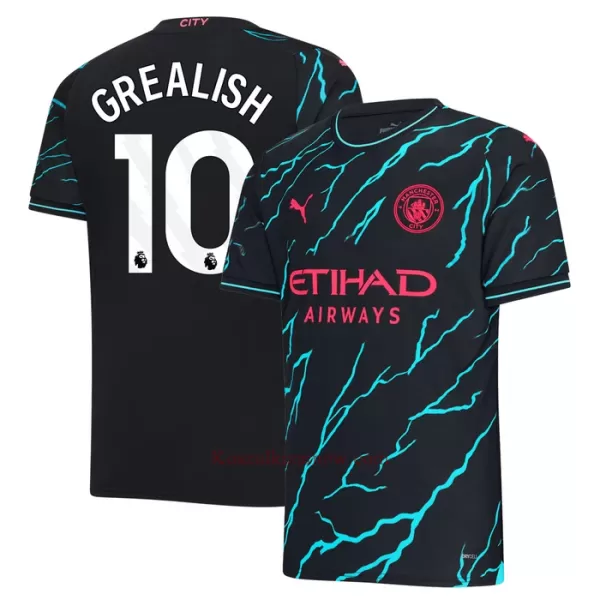 Koszulka Manchester City Grealish 10 23/24 Trzecia