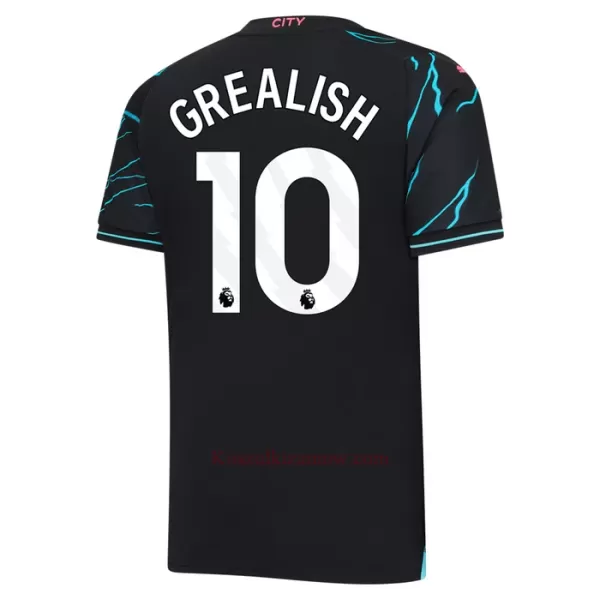 Koszulka Manchester City Grealish 10 23/24 Trzecia Dziecięca