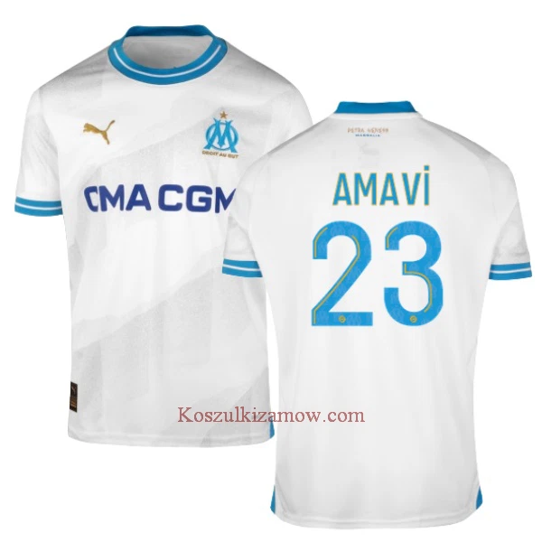 Koszulka Olympique Marseille Amavi 23 23/24 Domowa