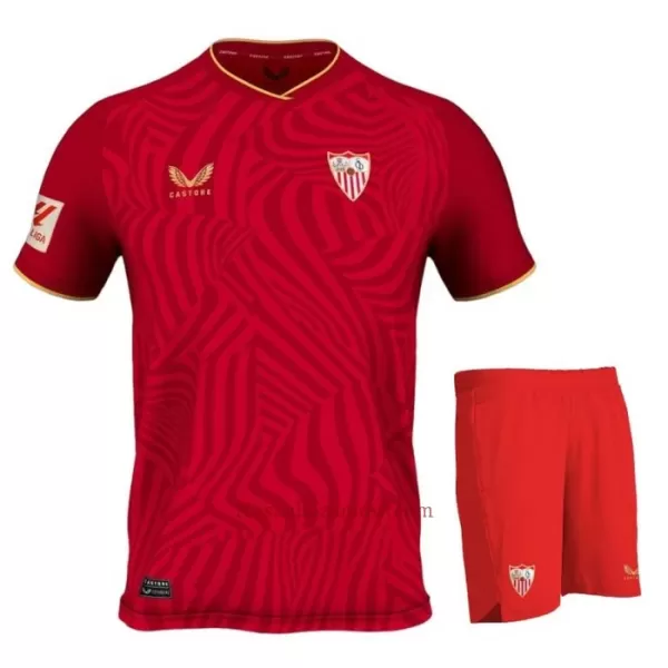 Koszulka Sevilla FC 23/24 Wyjazdowa Dziecięca