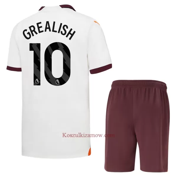 Koszulka Manchester City Grealish 10 23/24 Wyjazdowa Dziecięca