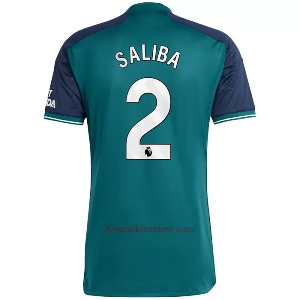 Koszulka Arsenal Saliba 2 23/24 Trzecia