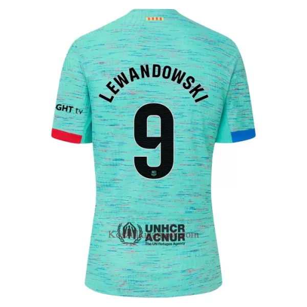 Koszulka FC Barcelona Lewandowski 9 23/24 Trzecia