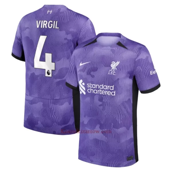 Koszulka Liverpool Virgil 4 23/24 Trzecia