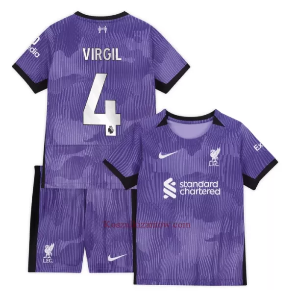 Koszulka Liverpool Virgil 4 23/24 Trzecia Dziecięca