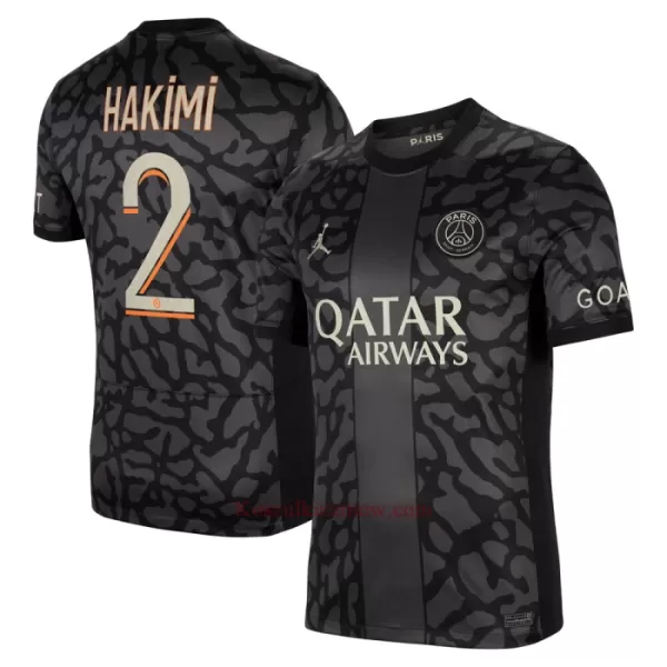 Koszulka Paris Saint-Germain Hakimi 2 23/24 Trzecia