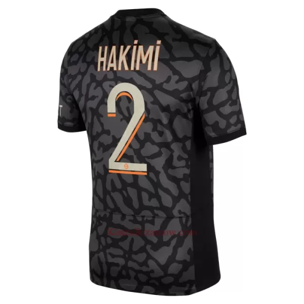 Koszulka Paris Saint-Germain Hakimi 2 23/24 Trzecia