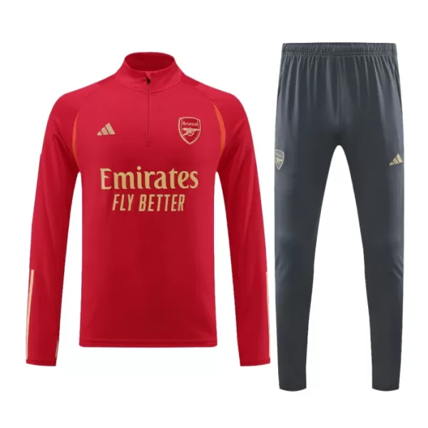 Arsenal Zestaw Bluzy Treningowej 23/24 Czerwony