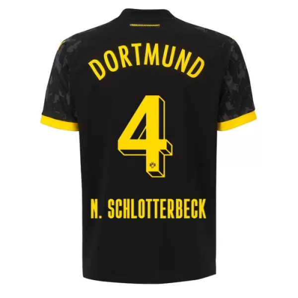 Koszulka Borussia Dortmund N. Schlotterbeck 4 23/24 Wyjazdowa