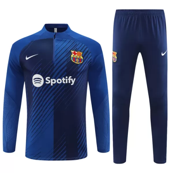 FC Barcelona Zestaw Bluzy Treningowej 23/24 Niebieski