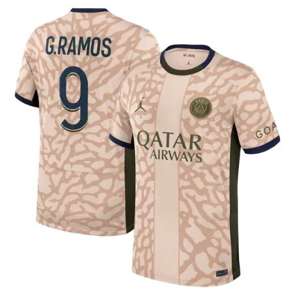 Koszulka Paris Saint-Germain Goncalo Ramos 9 Jordan 23/24 Czwarta