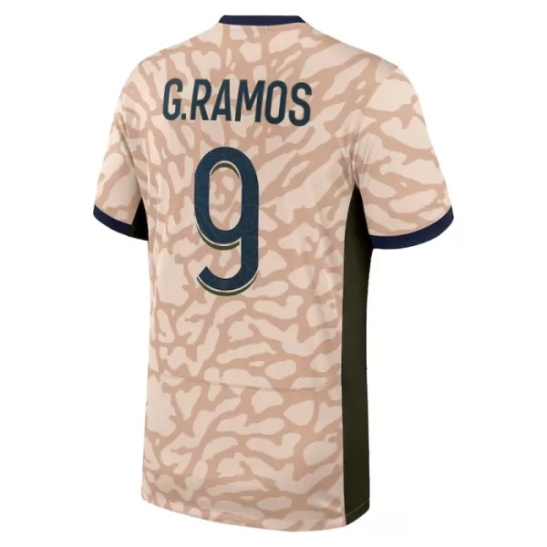 Koszulka Paris Saint-Germain Goncalo Ramos 9 Jordan 23/24 Czwarta