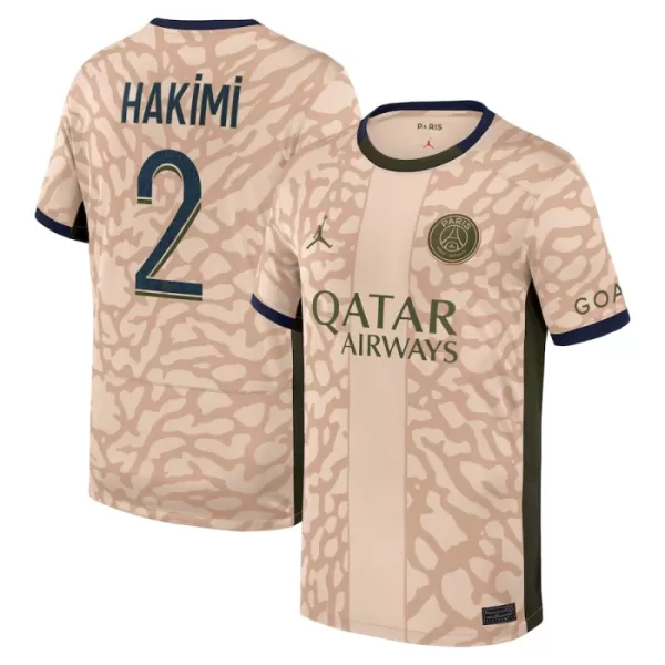 Koszulka Paris Saint-Germain Hakimi 2 Jordan 23/24 Czwarta