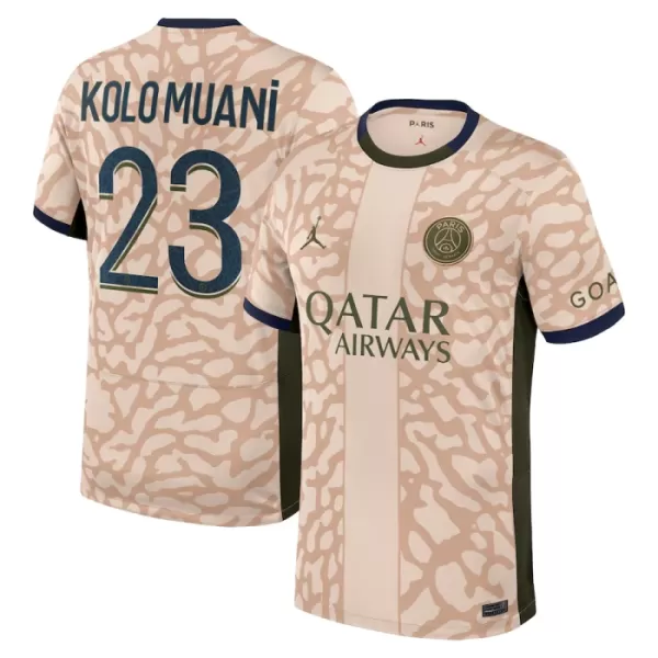 Koszulka Paris Saint-Germain Kolo Muani 23 Jordan 23/24 Czwarta