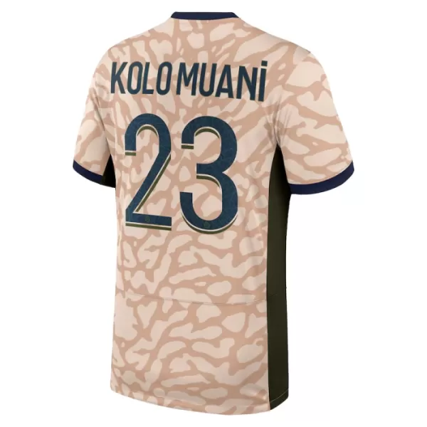 Koszulka Paris Saint-Germain Kolo Muani 23 Jordan 23/24 Czwarta