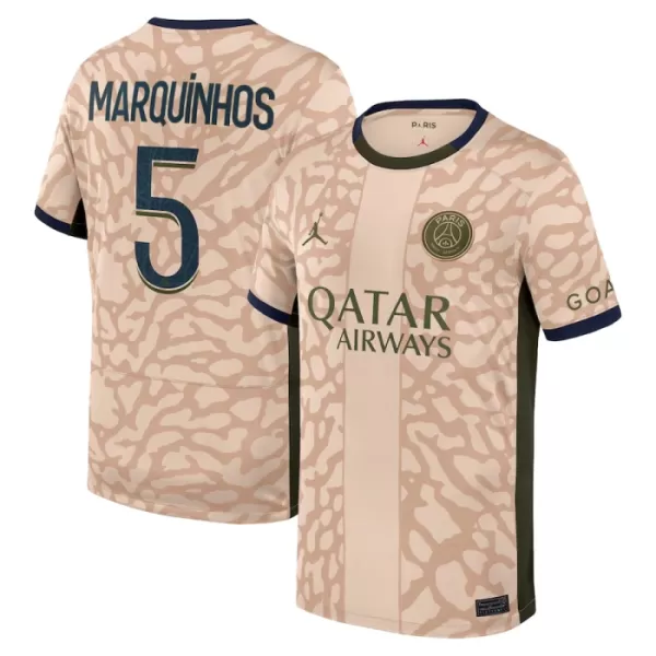 Koszulka Paris Saint-Germain Lucas Marquinhos 5 Jordan 23/24 Czwarta