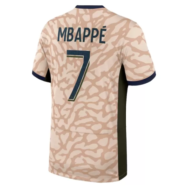 Koszulka Paris Saint-Germain Mbappé 7 Jordan 23/24 Czwarta Dziecięca