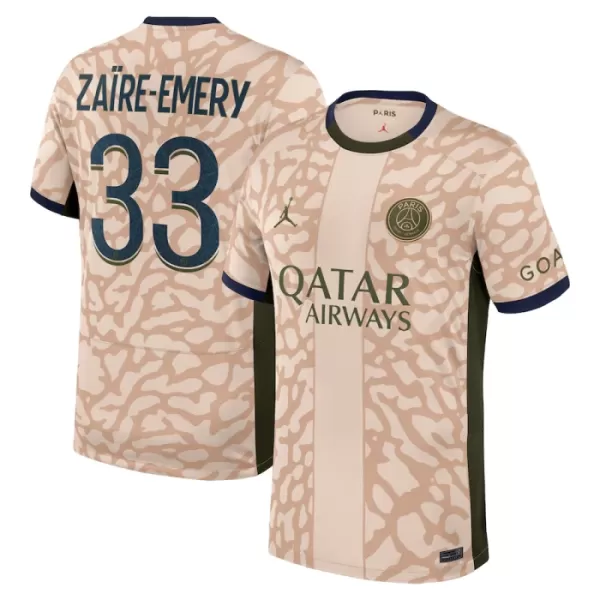 Koszulka Paris Saint-Germain Zaire-Emery 33 Jordan 23/24 Czwarta