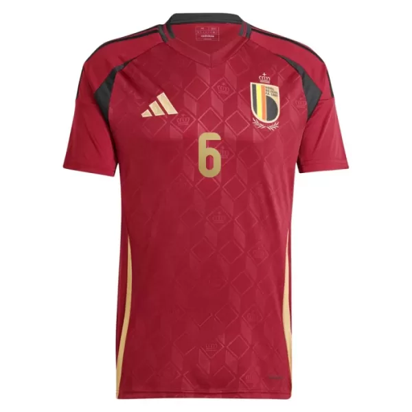 Koszulka Belgia Onana 6 EURO 2024 Domowa