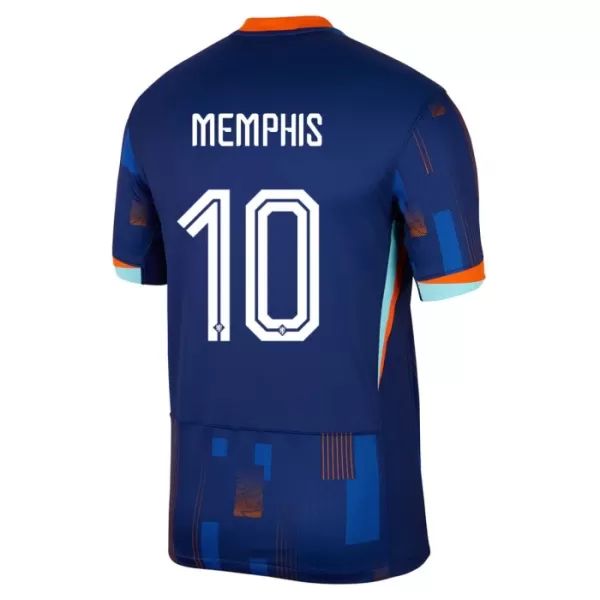 Koszulka Holandia Memphis 10 EURO 2024 Wyjazdowa