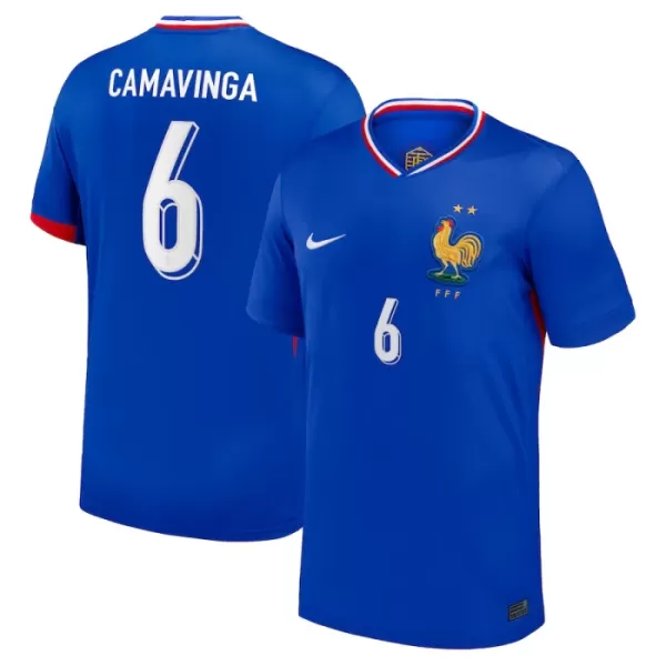 Koszulka Francja Camavinga 6 EURO 2024 Domowa