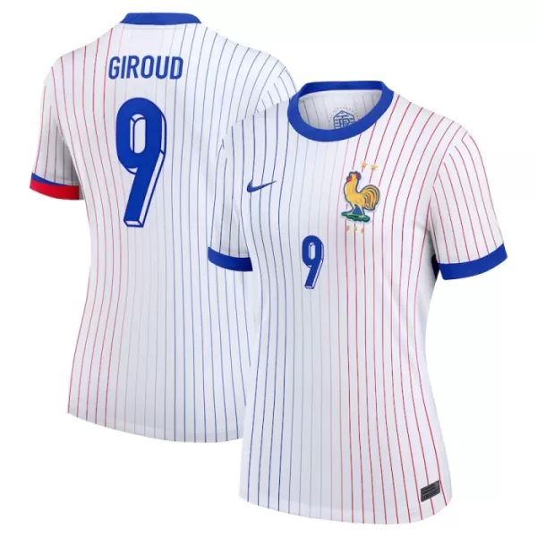 Koszulka Francja Giroud 9 EURO 2024 Wyjazdowa Damska