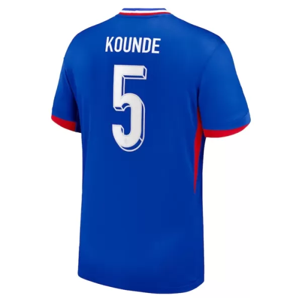 Koszulka Francja Kounde 5 EURO 2024 Domowa