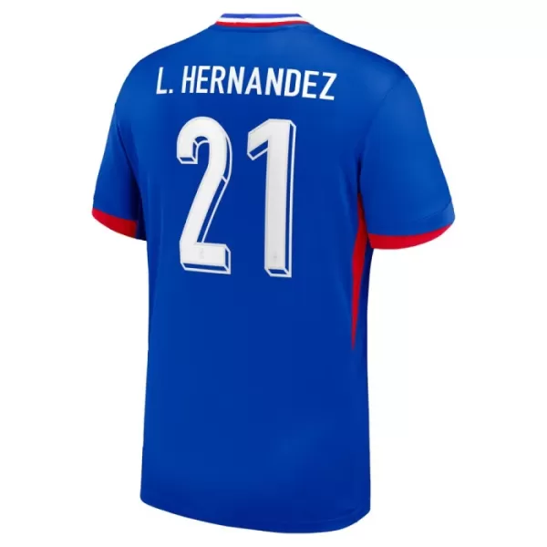 Koszulka Francja L. Hernandez 21 EURO 2024 Domowa