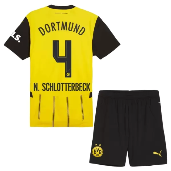 Koszulka Borussia Dortmund N. Schlotterbeck 4 24/25 Domowa Dziecięca