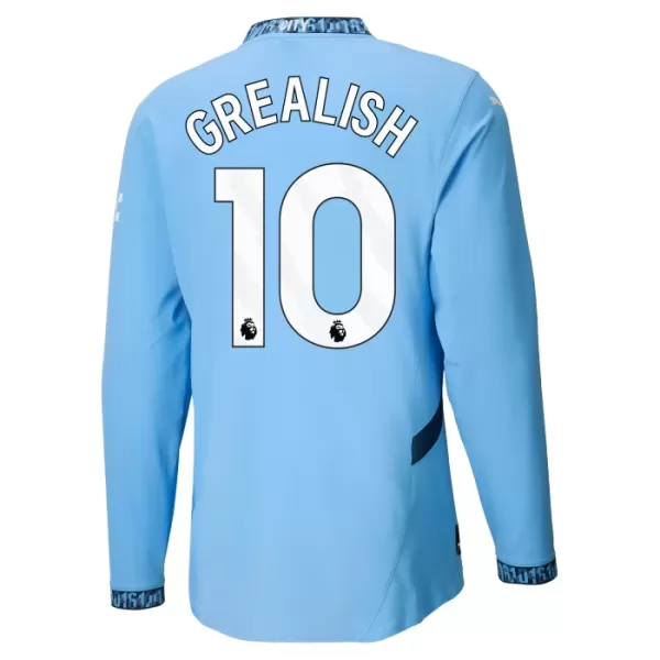 Koszulka Manchester City Grealish 10 24/25 Domowa Długi Rękaw