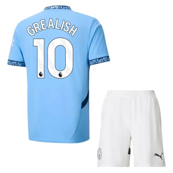 Koszulka Manchester City Grealish 10 24/25 Domowa Dziecięca