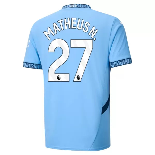 Koszulka Manchester City Matheus Nunes 27 24/25 Domowa