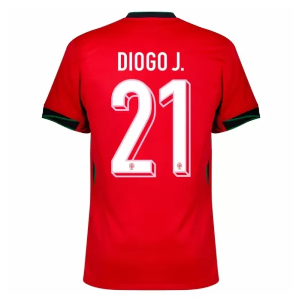 Koszulka Portugalia Diogo J. 21 EURO 2024 Domowa