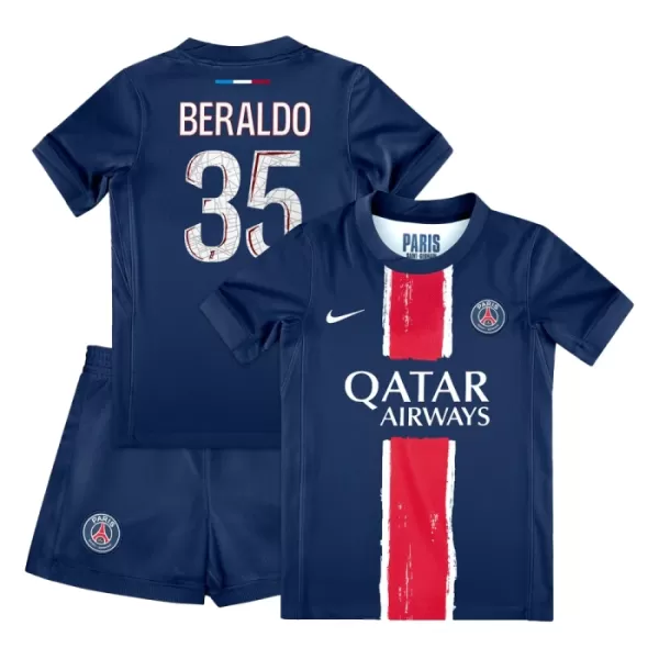 Koszulka Paris Saint-Germain Lucas Beraldo 35 24/25 Domowa Dziecięca