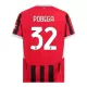 Koszulka AC Milan Pobega 32 24/25 Domowa