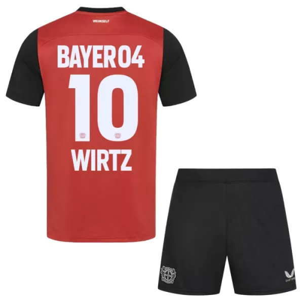 Koszulka Bayer Leverkusen Florian Wirtz 10 24/25 Domowa Dziecięca