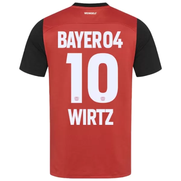 Koszulka Bayer Leverkusen Florian Wirtz 10 24/25 Domowa Dziecięca