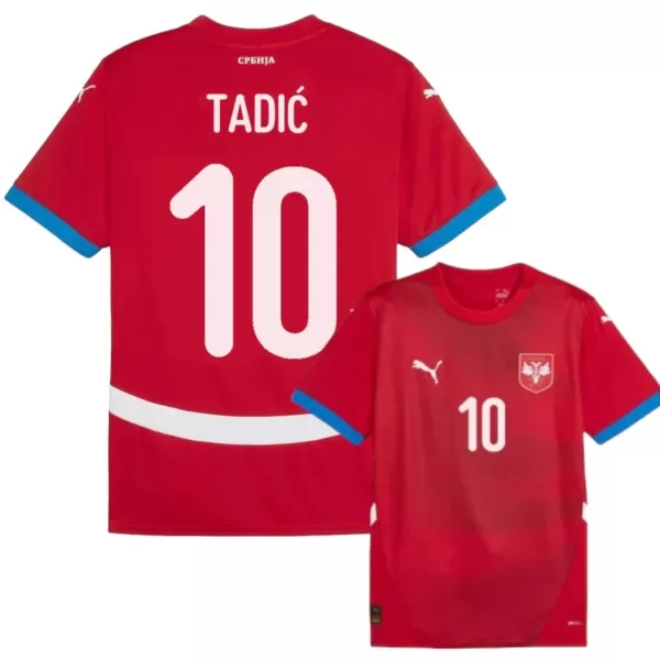 Koszulka Serbia Tadic 10 EURO 2024 Domowa