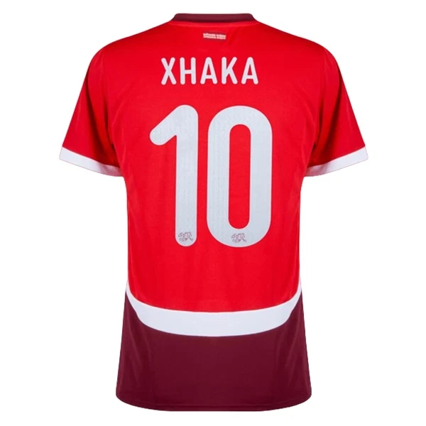 Koszulka Szwajcaria Xhaka 10 EURO 2024 Domowa