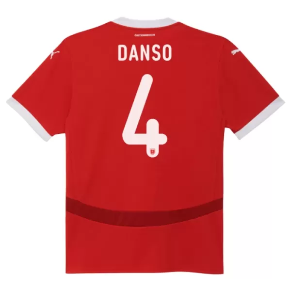 Koszulka Austria Kevin Danso 4 EURO 2024 Domowa