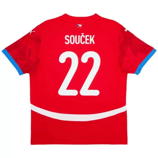 Koszulka Czechy Soucek 22 EURO 2024 Domowa