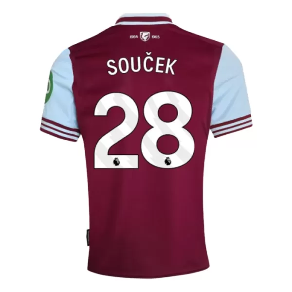 Koszulka West Ham United Soucek 28 24/25 Domowa