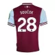 Koszulka West Ham United Soucek 28 24/25 Domowa