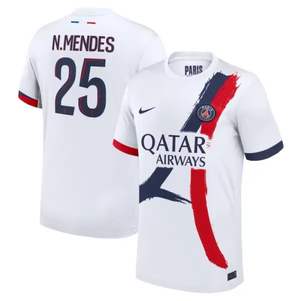 Koszulka Paris Saint-Germain Nuno Mendes 25 24/25 Wyjazdowa