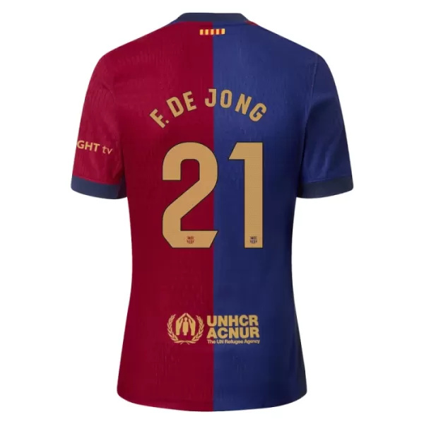 Koszulka FC Barcelona Frenkie de Jong 21 24/25 Domowa Dziecięca