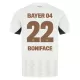 Koszulka Bayer Leverkusen Victor Boniface 22 24/25 Wyjazdowa