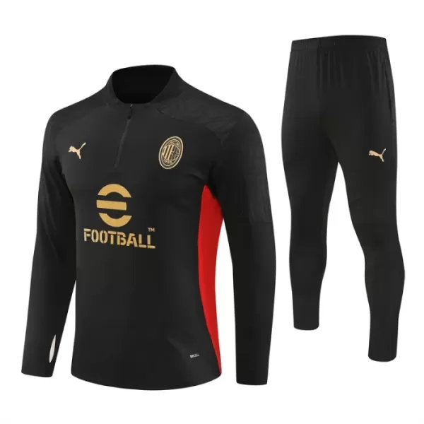 AC Milan Zestaw Bluzy Treningowej 24/25 Czarny