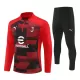 AC Milan Zestaw Bluzy Treningowej 24/25 Czerwony